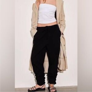 FREE PEOPLE NWT LIGHT PARACHUTE PANTS SIZE LARGE